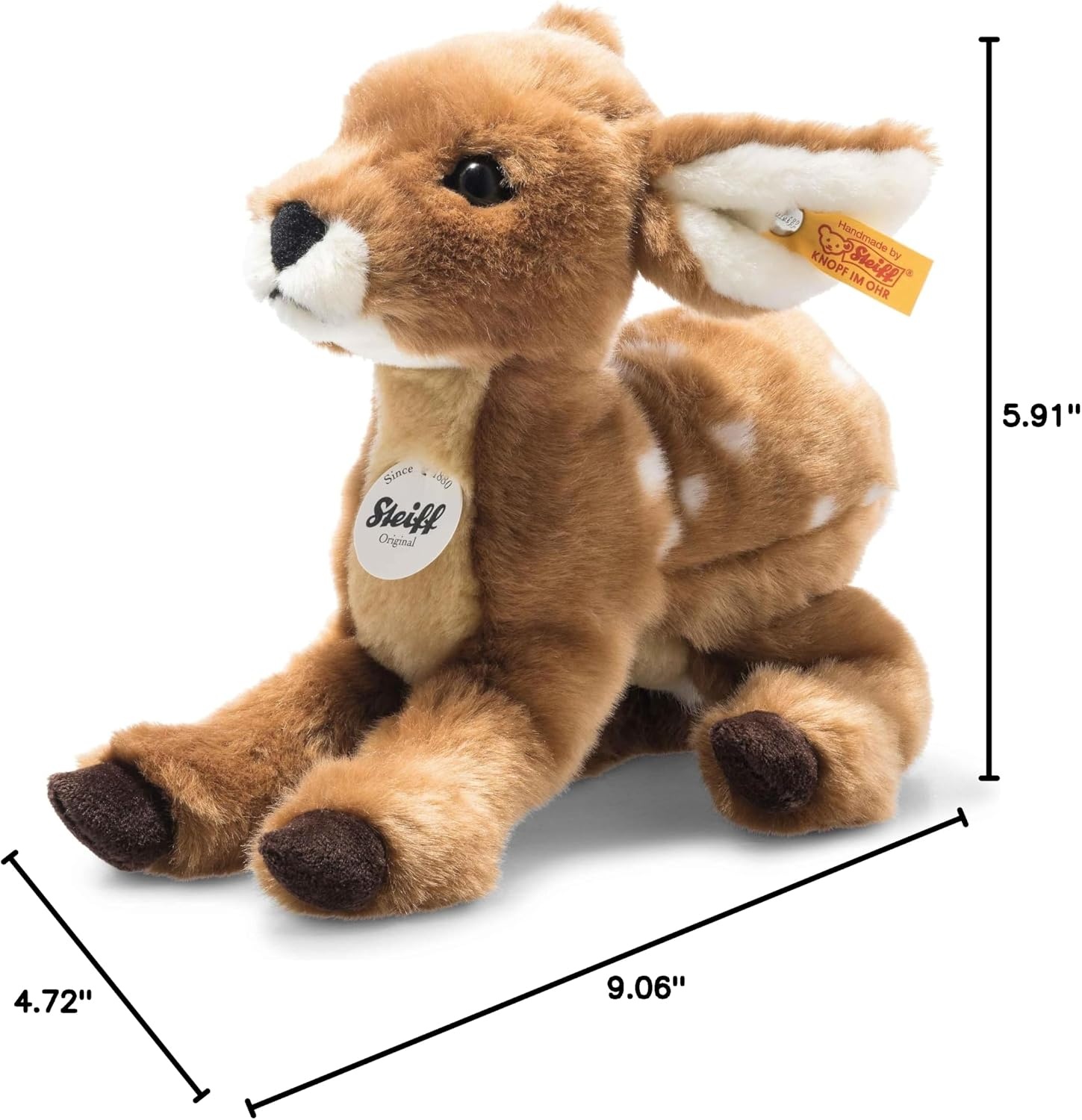 Steiff Romy Fawn Plush, Brown - view 2