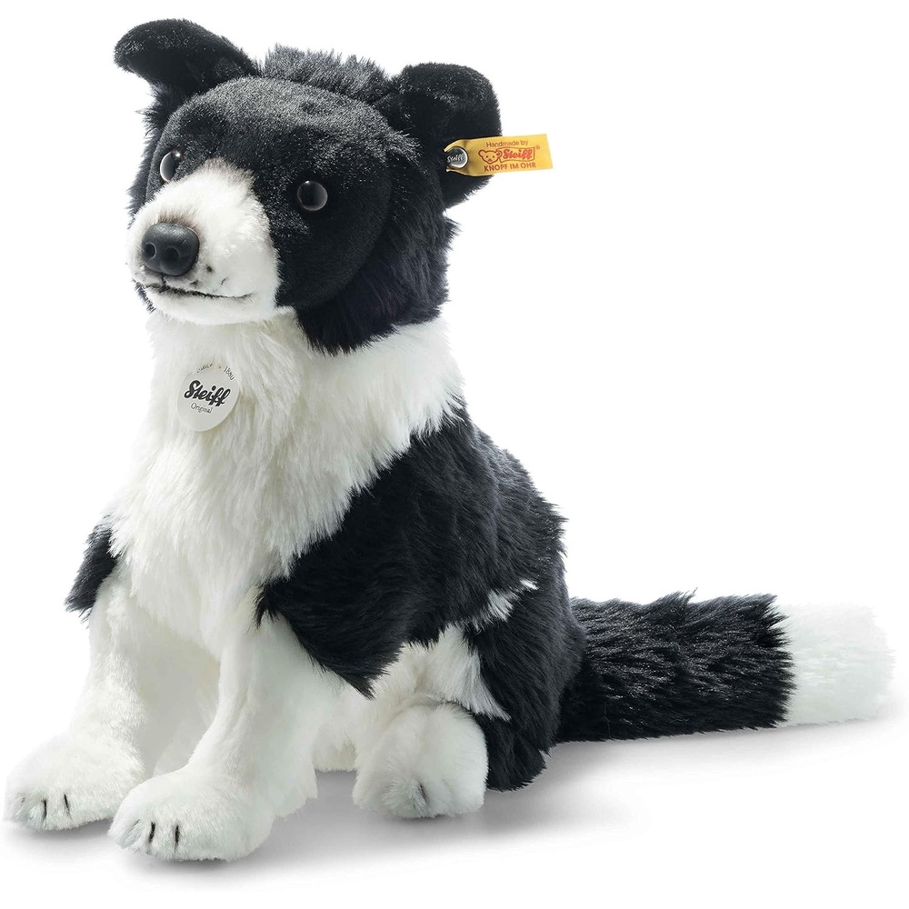 Jaycee Border Collie 11″, Premium Stuffed Animal, Black/White - view 2