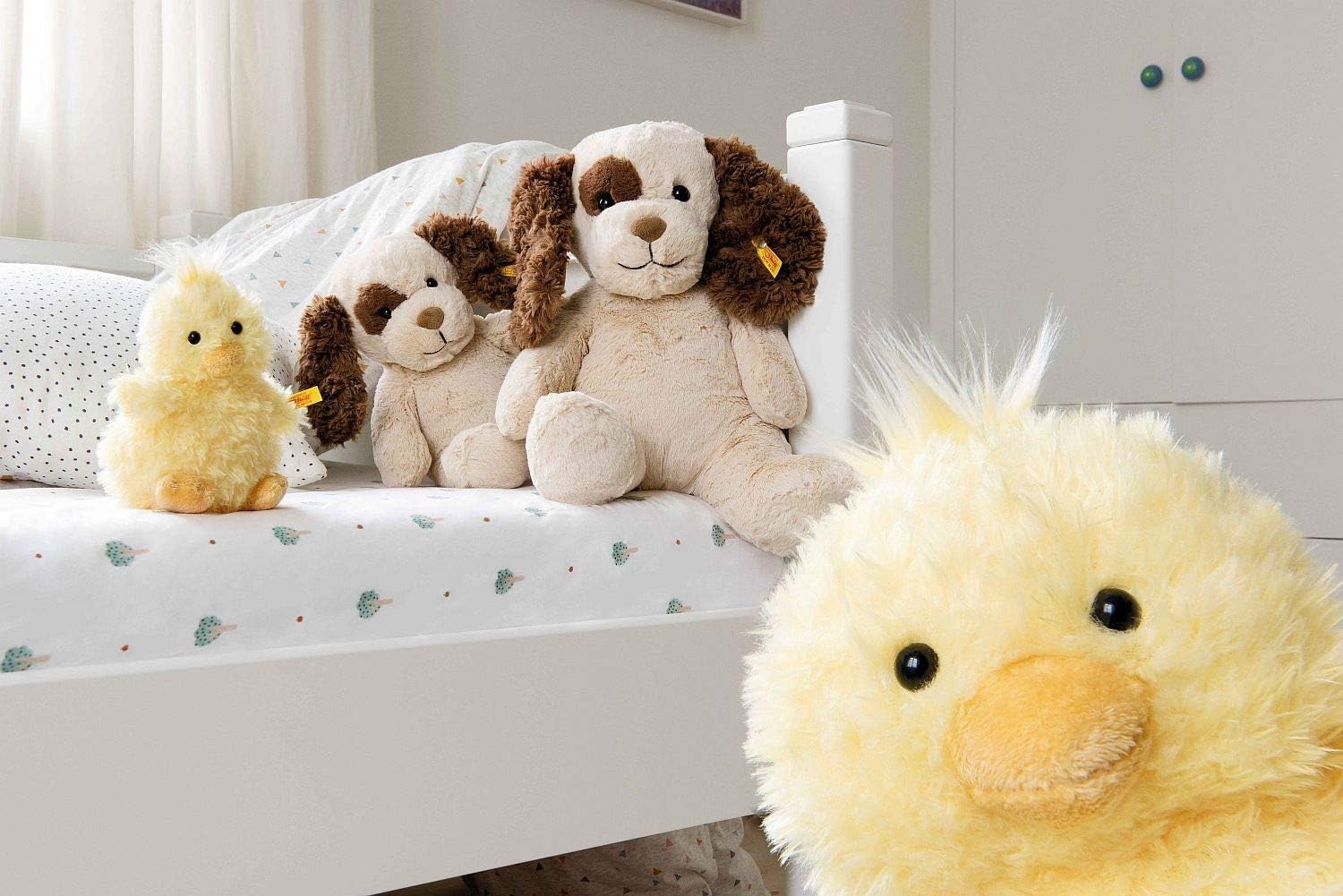 Steiff Peppi Dog Medium Cuddly Soft Plush Teddy Bear EAN 083594(11)