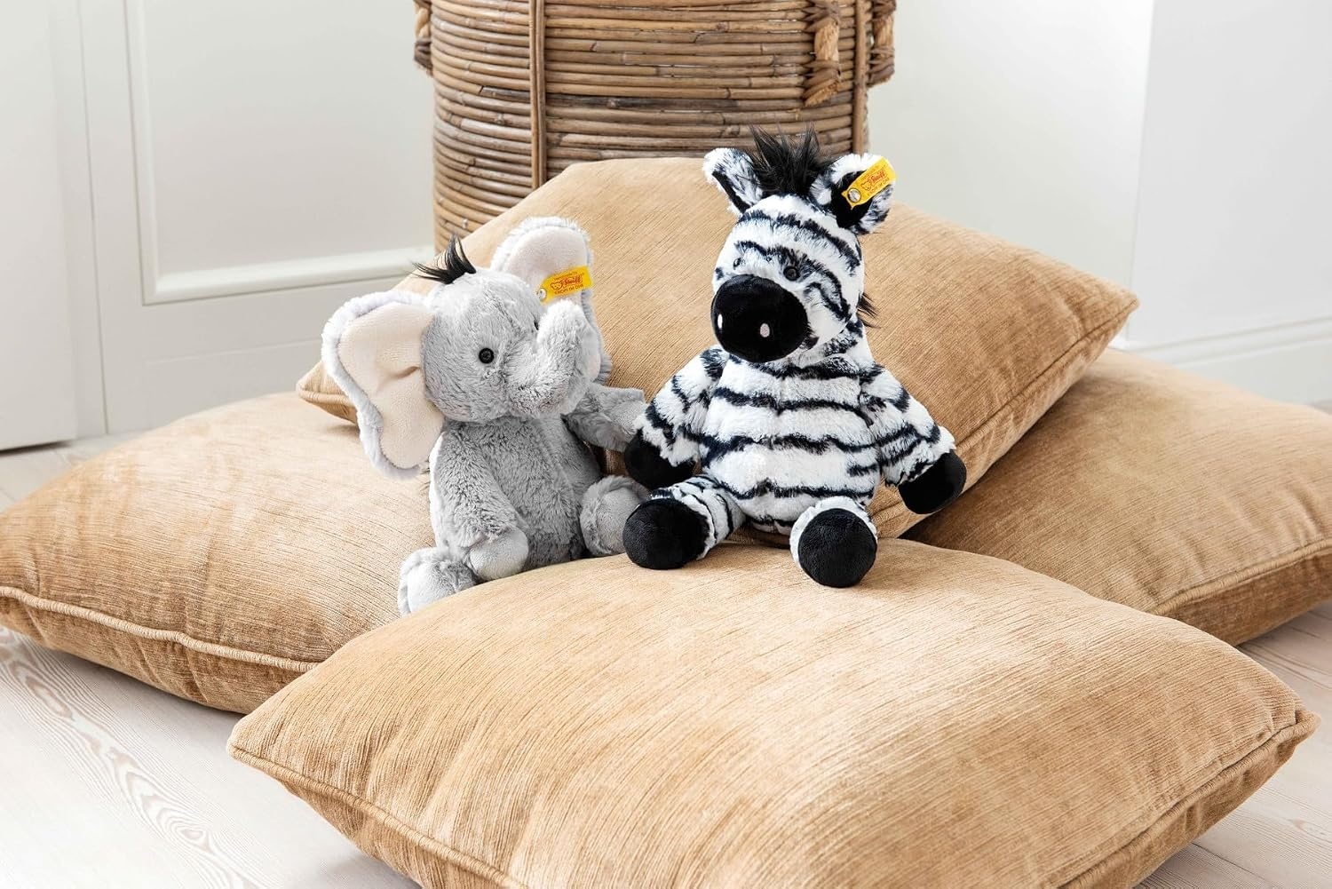 Steiff Handcrafted Since 1880 Premium Plush Wild Animals Stuffed Animal – 12″ Zora Zebra - view 2