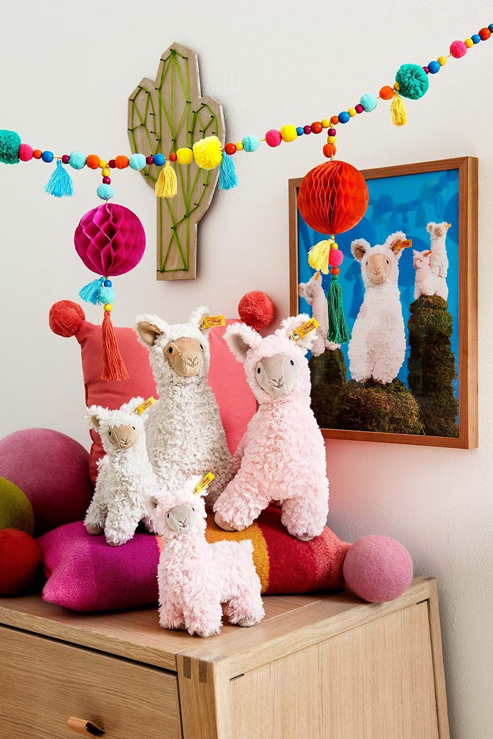 Steiff Leandro Llama, Premium Llama Stuffed Animal, Llama Toys, Stuffed Llama, Llama Plush, Cute Plushies, Plushy Toy for Girls Boys and Kids, Soft Cuddly Friends (Cream, 7″)(Cream) - view 2