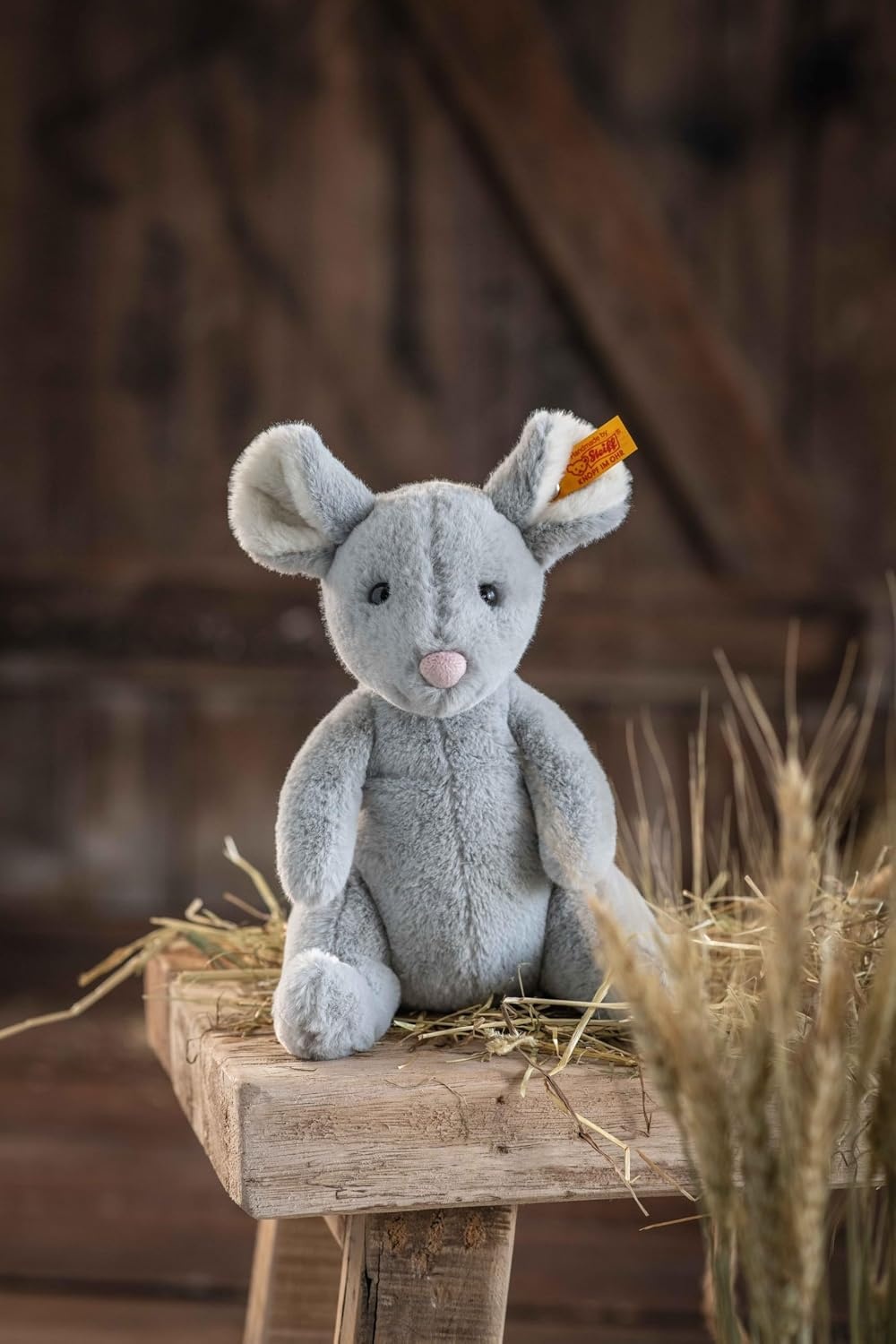 Soft Cuddly Friends Cheesy Mouse, 7″ Plush Toy - view 2