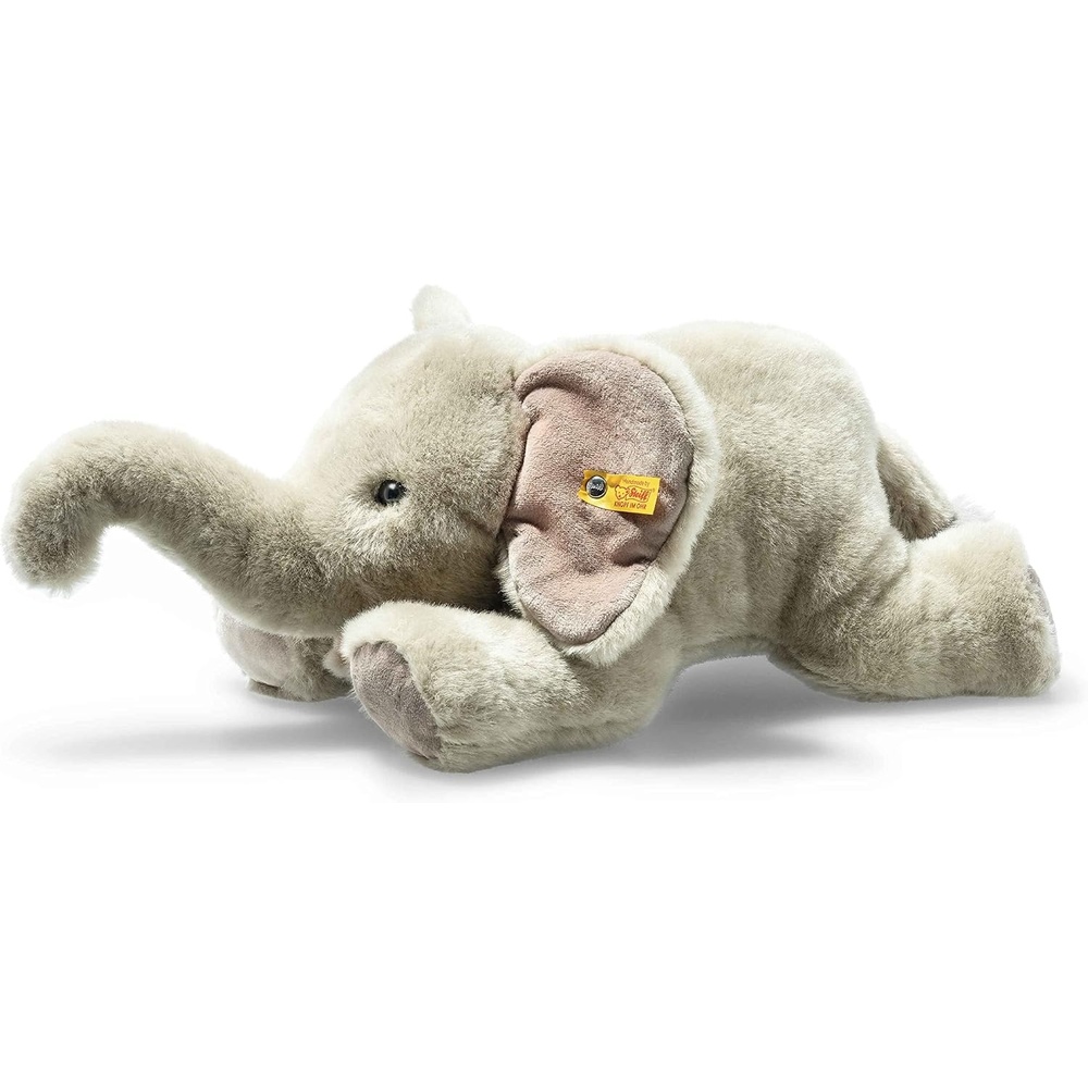Steiff Heavenly Hugs Trampili Elephant, Silver Birch Grey, Premium Collectible Plush Medium - view 2
