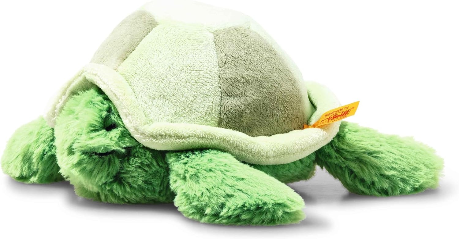 Steiff Marine Sealife Curby Crab Plush Stuffed Animal Toy Friend, Blue and Orange, 8″(Tuggy Tortoise)