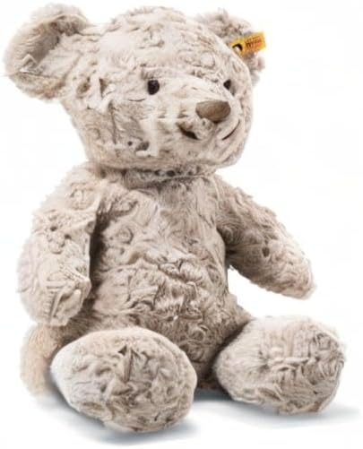 Steiff Honey Teddy Bear – Soft Cuddly Friends, Premium Plush Stuffed Animal Toy for Kids (Tan, 15″)(15 in) - view 3