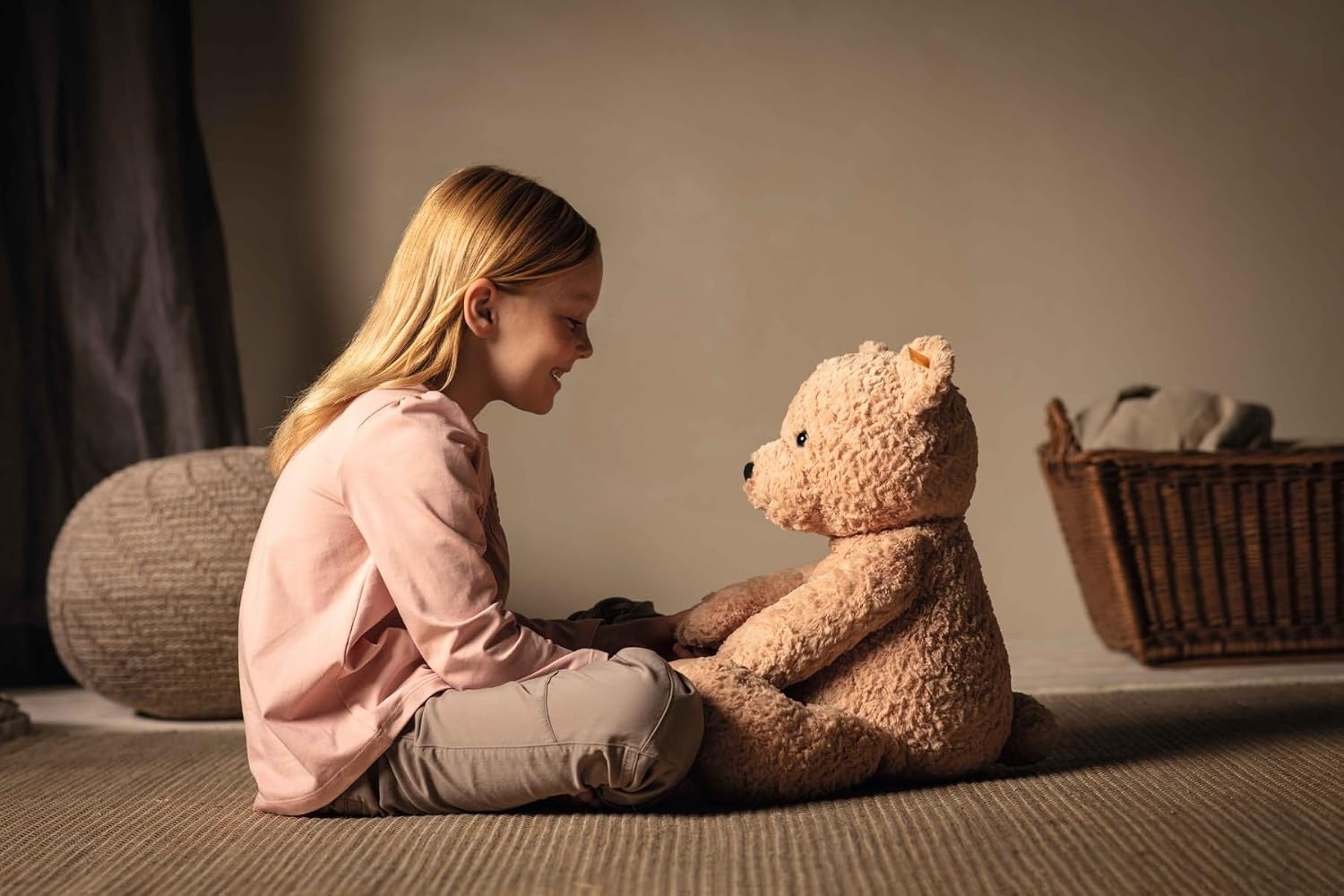 Steiff The Original Teddy Bear – Soft Cuddly Friends Premium Plush Stuffed Animal Classic Jimmy, Christmas, 12″ Tall(22 inches) - view 2