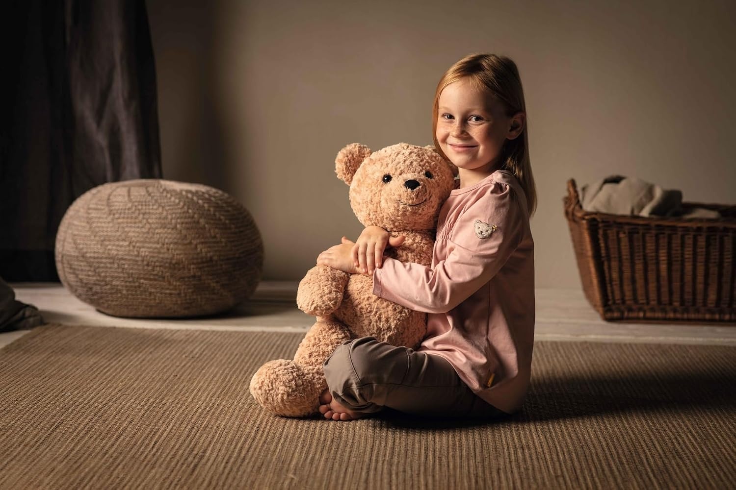 Steiff The Original Teddy Bear – Soft Cuddly Friends Premium Plush Stuffed Animal Classic Jimmy, Christmas, 12″ Tall(22 inches) - view 3