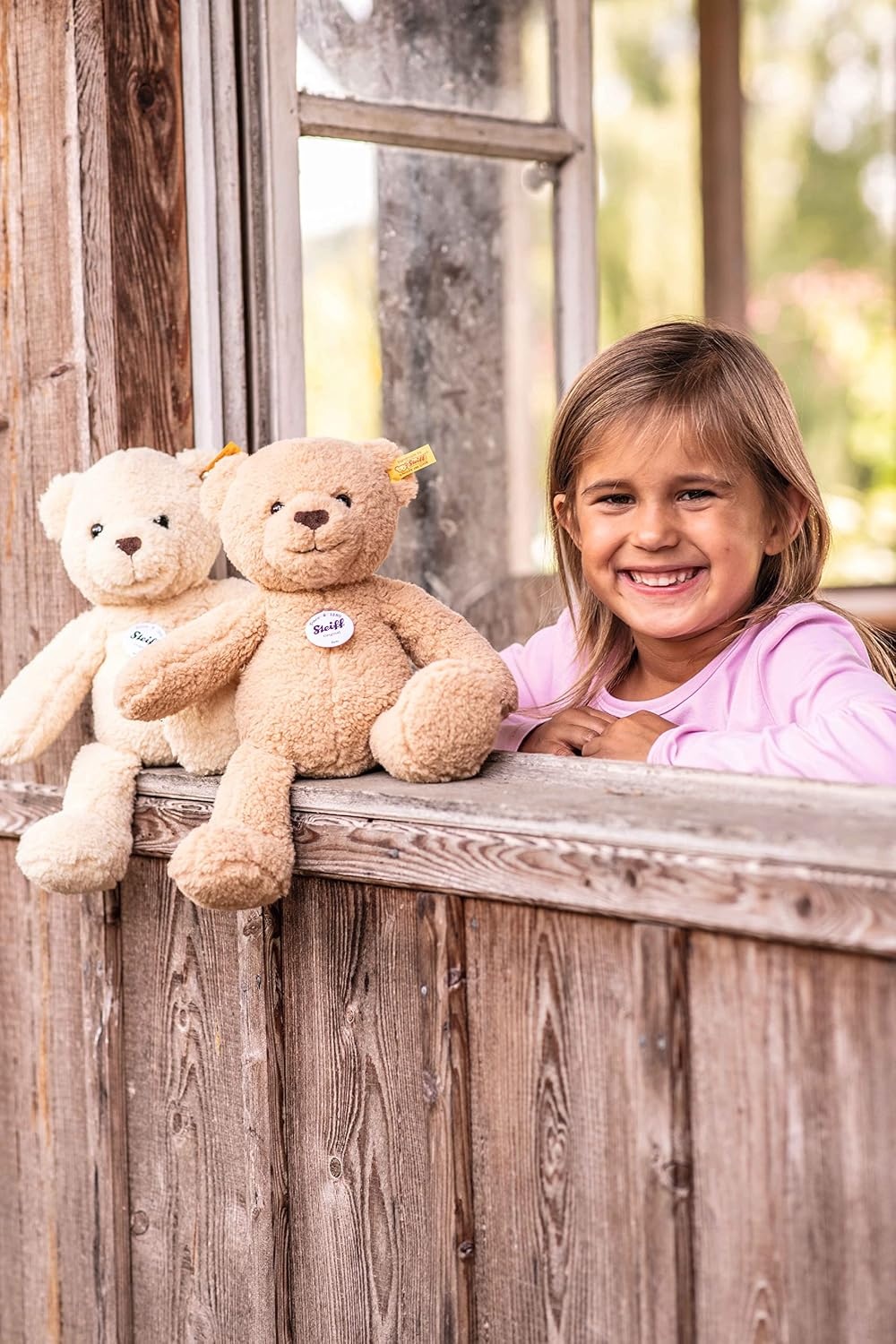 Steiff Mila Teddy Bear, Blonde, Premium Stuffed Animal Plush Small