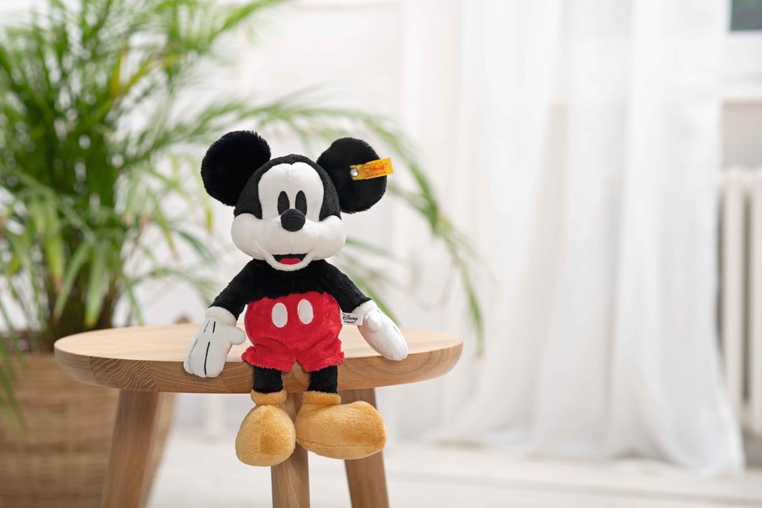 Steiff Handcrafted Since 1880 Premium Plush Disney Originals Mickey Mouse Stuffed Toy – 12″ Mickey Mouse(Black) - view 3