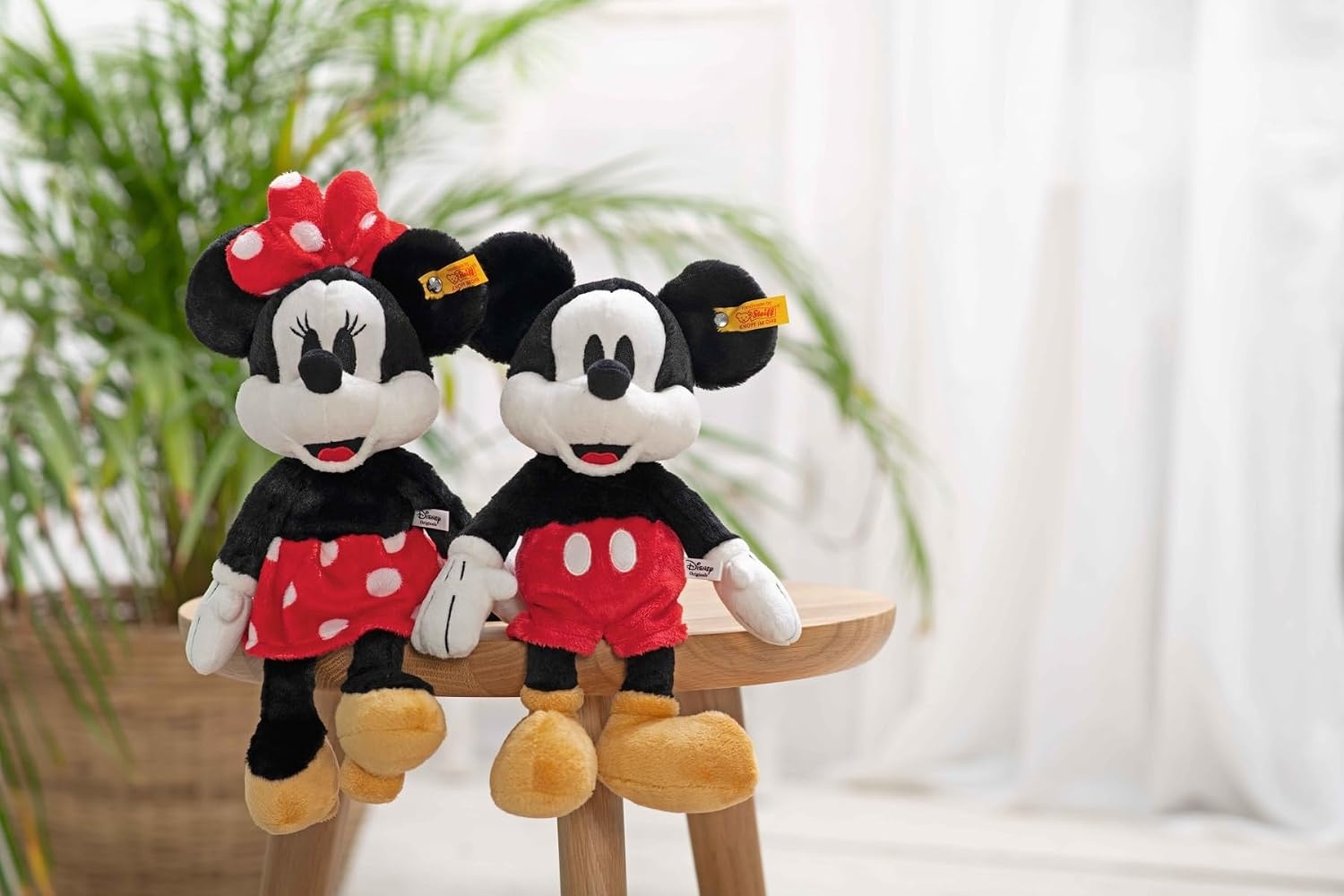 Steiff Handcrafted Since 1880 Premium Plush Disney Originals Mickey Mouse Stuffed Toy – 12″ Mickey Mouse(Black) - view 4