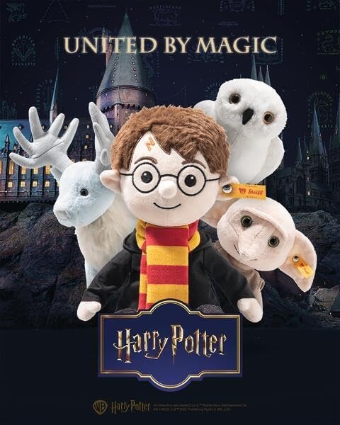 Steiff Handcrafted Since 1880 Premium Plush Officially Licensed Harry Potter Stuffed Toy – 8″ Hedwig Owl(Dobby) - view 6