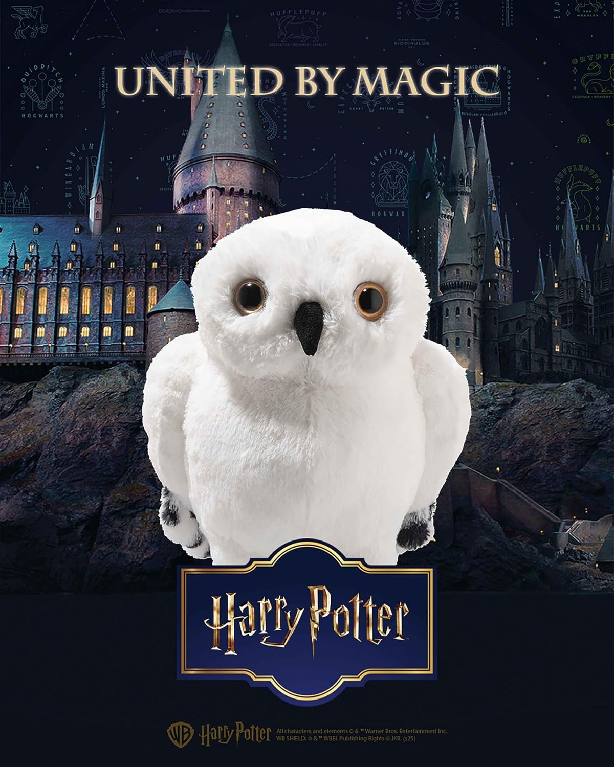 Steiff Handcrafted Since 1880 Premium Plush Officially Licensed Harry Potter Stuffed Toy – 8″ Hedwig Owl(Hedwig Owl) - view 3