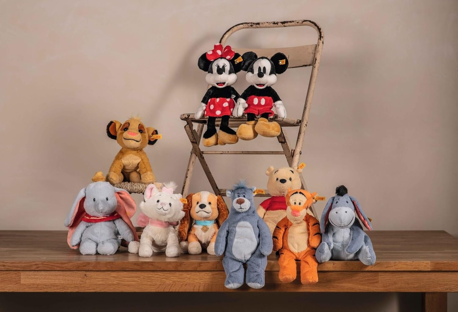 Steiff Handcrafted Since 1880 Premium Plush Disney Originals Lady & The Tramp Stuffed Animal – 9″ Lady - view 2