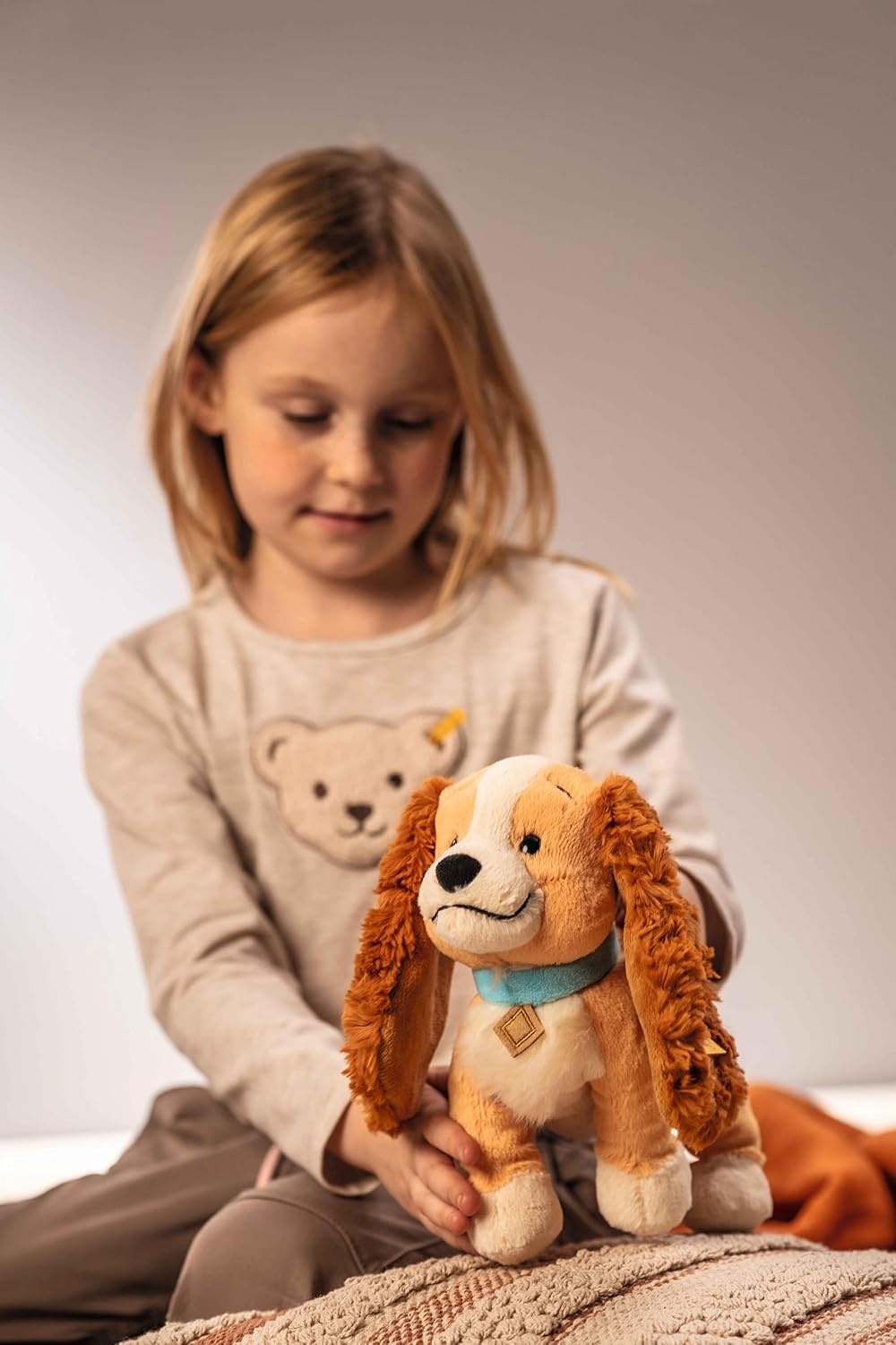 Steiff Handcrafted Since 1880 Premium Plush Disney Originals Lady & The Tramp Stuffed Animal – 9″ Lady - view 3