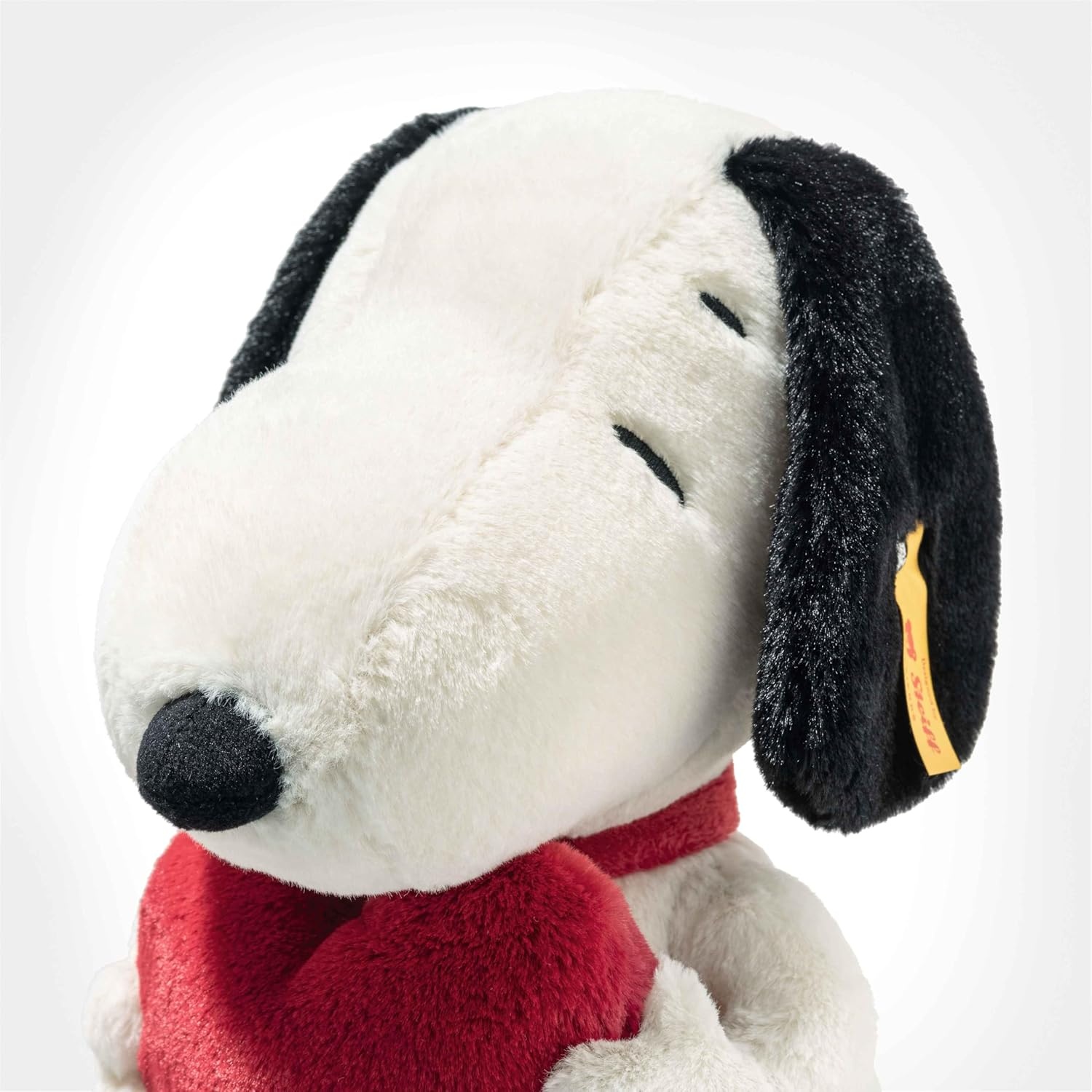 Steiff Snoopy Officially Licensed Love – Soft Plush Dog Toy Stuffed Animal Holding Red Heart Premium Peanuts Collectible, Snoopy, 12 - view 3