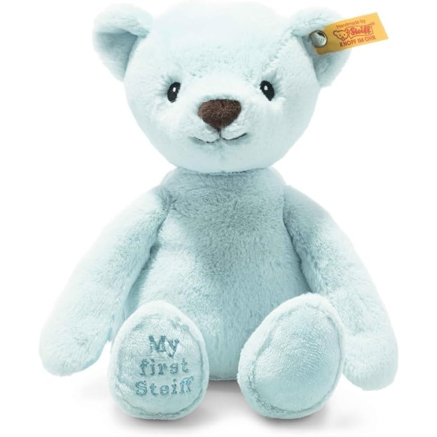 Steiff Handcrafted Since 1880 Premium Plush My First Classic – 10″ Teddy Bear(Blue) - view 2