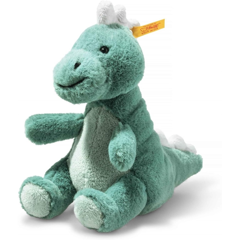 Steiff Joshi Baby Plush T-Rex Dinosaur, Premium Stuffed Animal Miniature Tyrannosaurus Rex Toy Dino for Kids (Green, 6″)