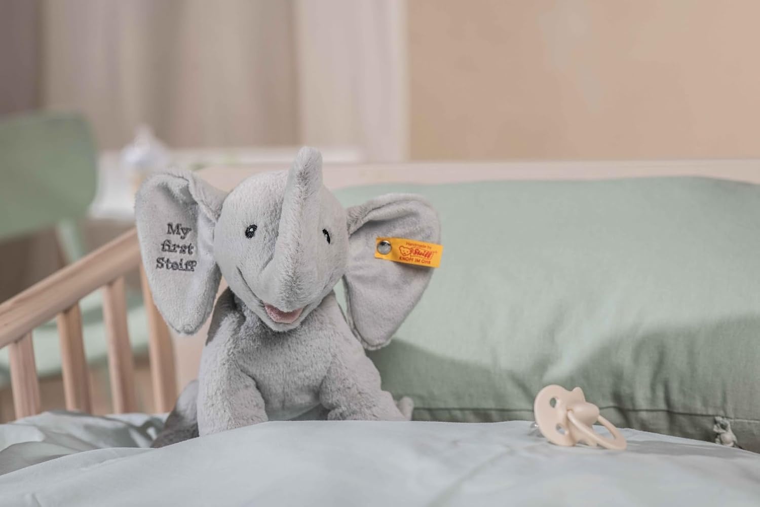 Steiff Handcrafted Since 1880 Premium Plush My First Steiff Stuffed Animal – 9″ Ellie Elephant
