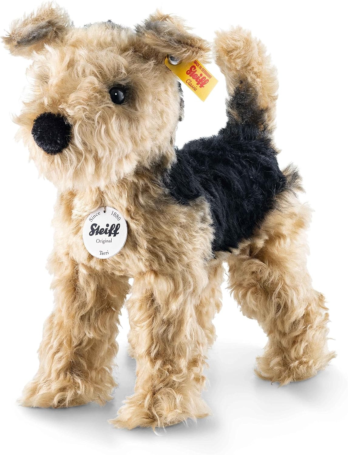 Steiff Terri Welsh Terrier, Golden Brown, Made from Soft Mohair, Premium Collectible Plush Small - view 2