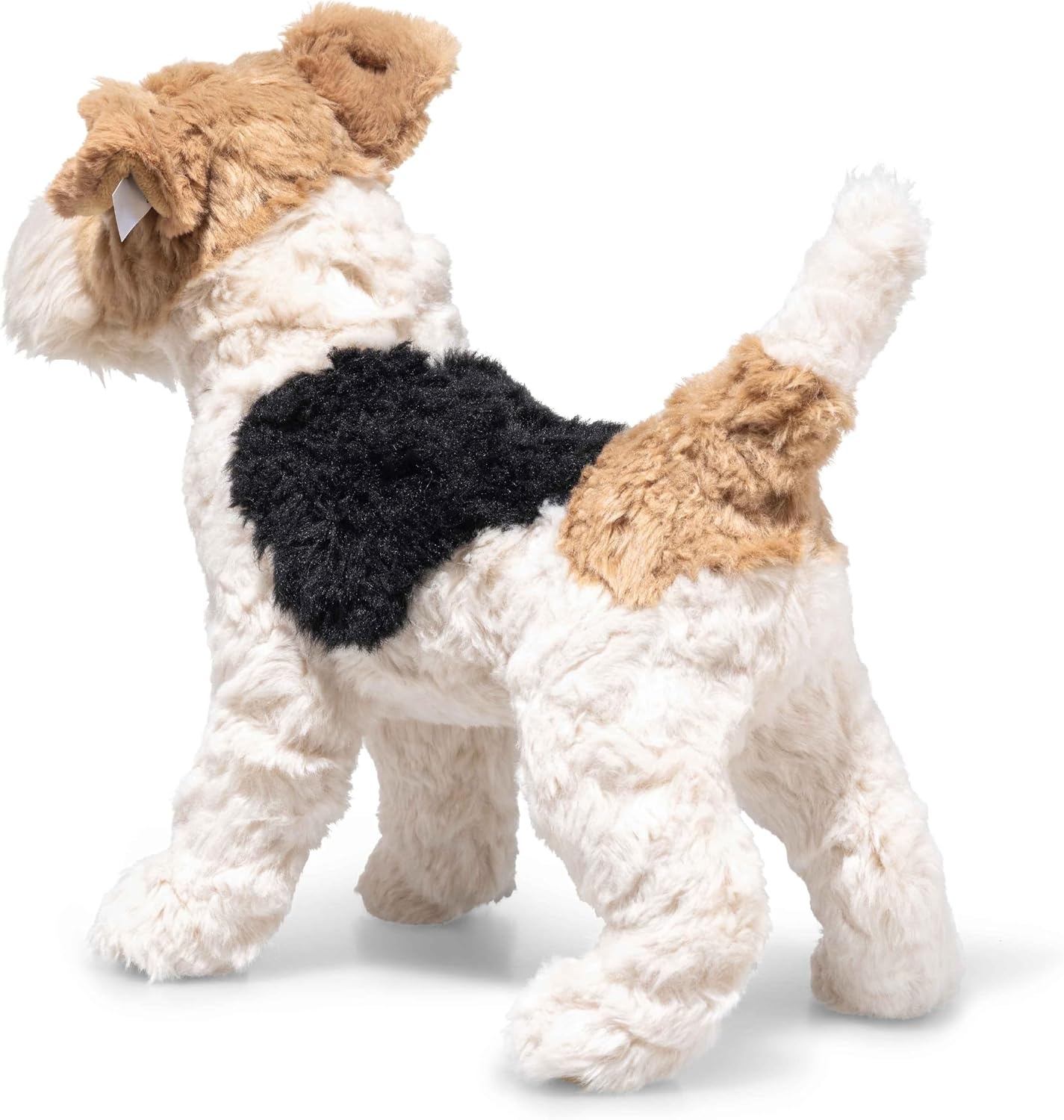 Steiff Foxy Fox Terrier Dog – 13 Plush Stuffed Puppy with Soft Cream, Tan & Black Fur – Lifelike Collectible Terrier for Kids & Dog Lovers - view 2