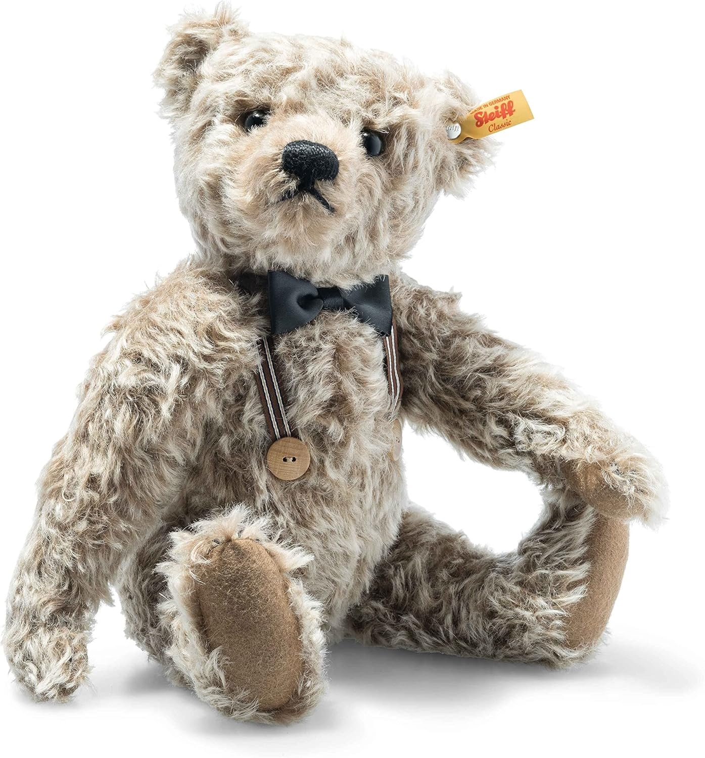 Steiff Frederic Teddy Bear, Caramel Tipped, Made from Soft Mohair, Premium Collectible Plush, Small - view 3